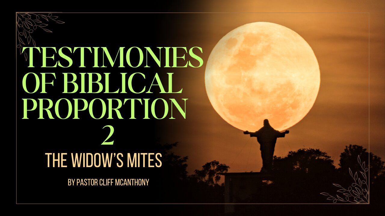 Testimonies of Biblical Proportions 2 (The Widow's Mites)