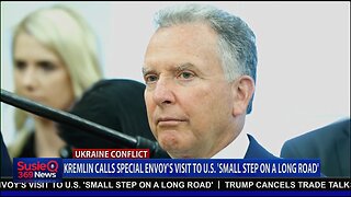 KREMLIN CALLS SPECIAL ENVOY'S VISIT TO U.S. SMALL STEPON A LONG ROAD