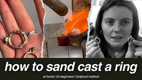 sand casting tutorial for beginners: jewellery making secrets revealed (part 1)