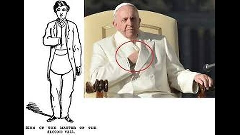 The masonic hidden hand sign gesture SELL - OUTS.