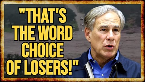 Texas Governor INSULTS Those Seeking ACCOUNTABILITY For Flood Disaster
