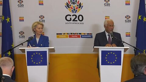 FULL REMARKS: Costa & von der Leyen Push Trade, Clean Energy, Al, & Africa Investment at G20 | AC1B