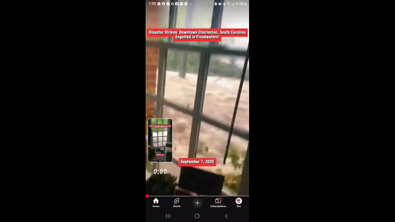 Downtown Charleston, South Carolina Engulfed In Flood Waters!