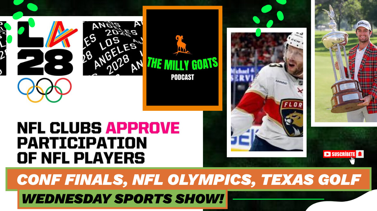 Conference Finals Begin, NFL Players to Olympics, & Charles Schwab Golf