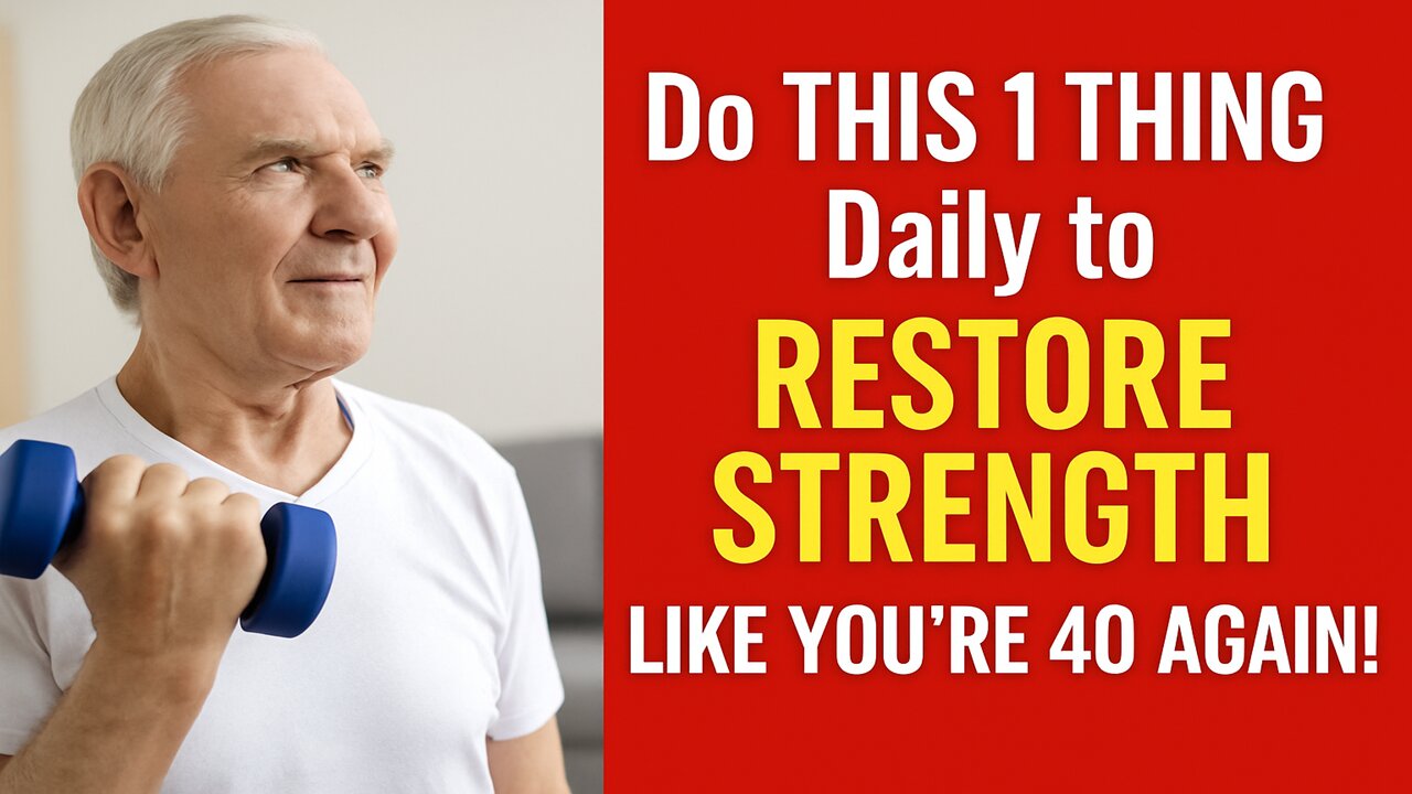 Seniors, Do THIS 1 Thing Daily to Regain Strength Like You're 40 Again!