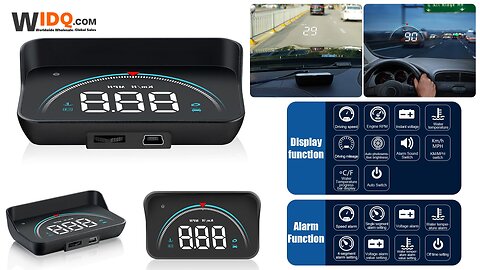 🚗 OBD2 LED HUD — Speed, Safety & Style in One Plug! ⚡
