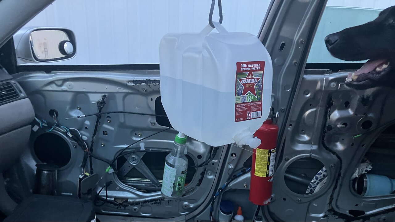 Running Water in the Car