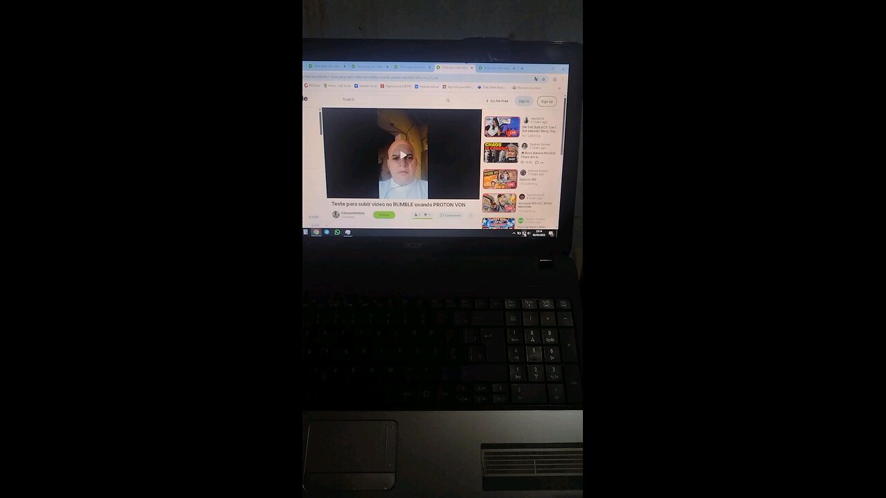 Teste de VPN no notebook perfeito.