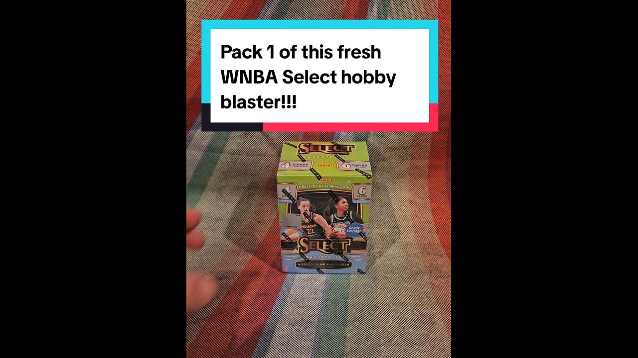Pack 1 of this WNBA Select hobby blaster
