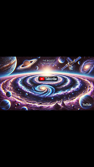 🎬 Top 5 HQ: Shorts | The 5 Biggest Galaxies in the Universe Short#9