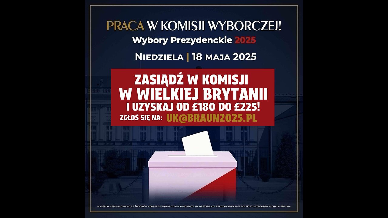 Z gaśnicą w ręku głosuj na Grzegorza Brauna