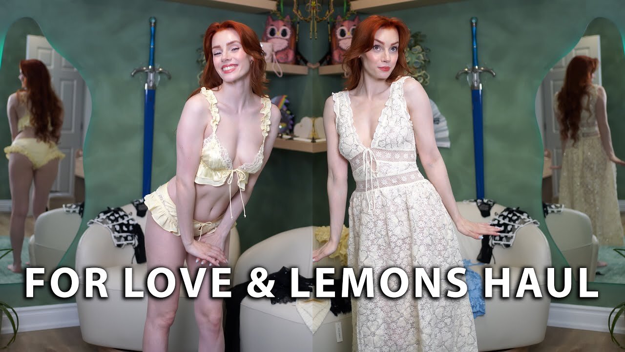 For Love & Lemons Lingerie Try On!