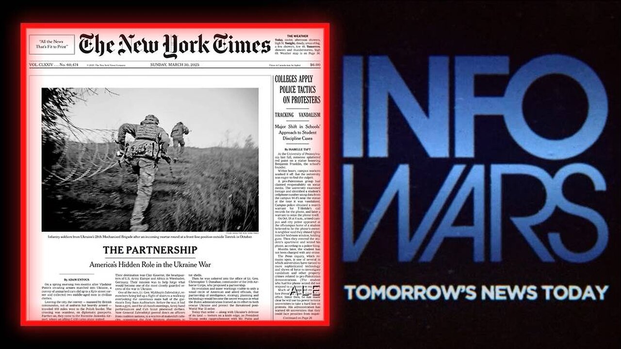 TOMORROW'S NEWS TODAY: The New York Times Finally Admits The US Has Been Directly At War With Russia