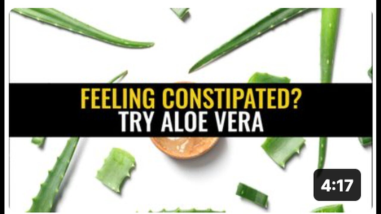 Alleviate Constipation with Aloe Vera