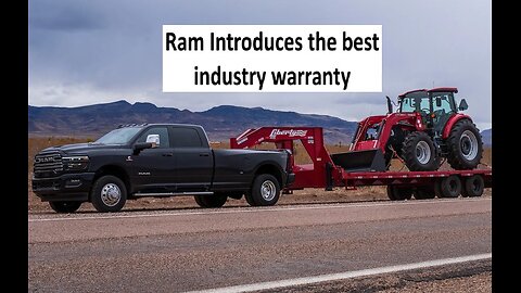Ram introduces best powertrain warranty in trucks