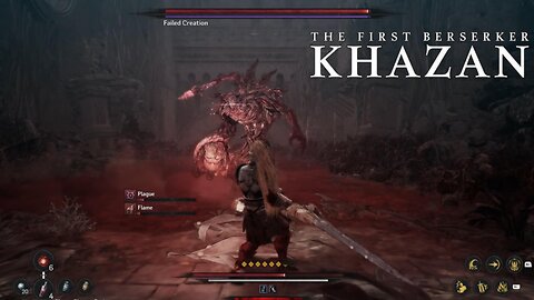The First Berserker Khazan Failed Creation Boss Fight (Playstation 5) Gameplay