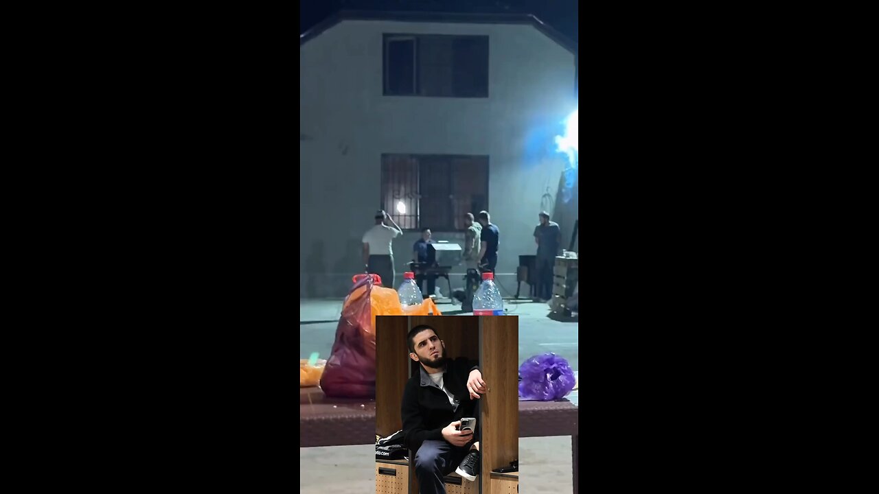 Even at a BBQ, Islam Makhachev can’t help but throw hands — friendly fire only 😅🔥