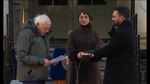 Bernie Sanders Swears In NYC Mayor Mamdani On A Quran