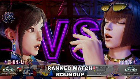 Kuya Kalbo SF6 Ranked Match Roundup. Chun Li Master Rank [Hori Fight Stick]