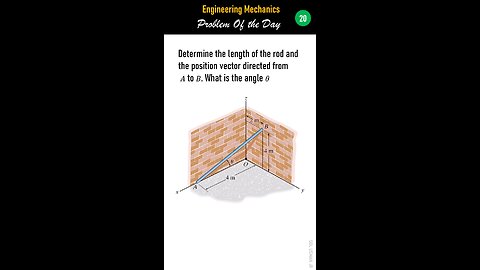 Mechanics of Statics - Problem of the Day 20