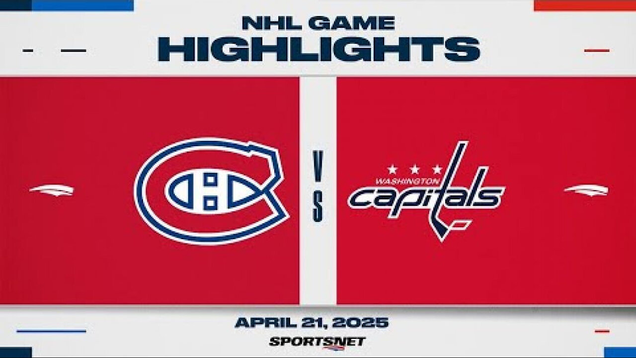 NHL Game 1 Highlights - Capitals vs Canadiens