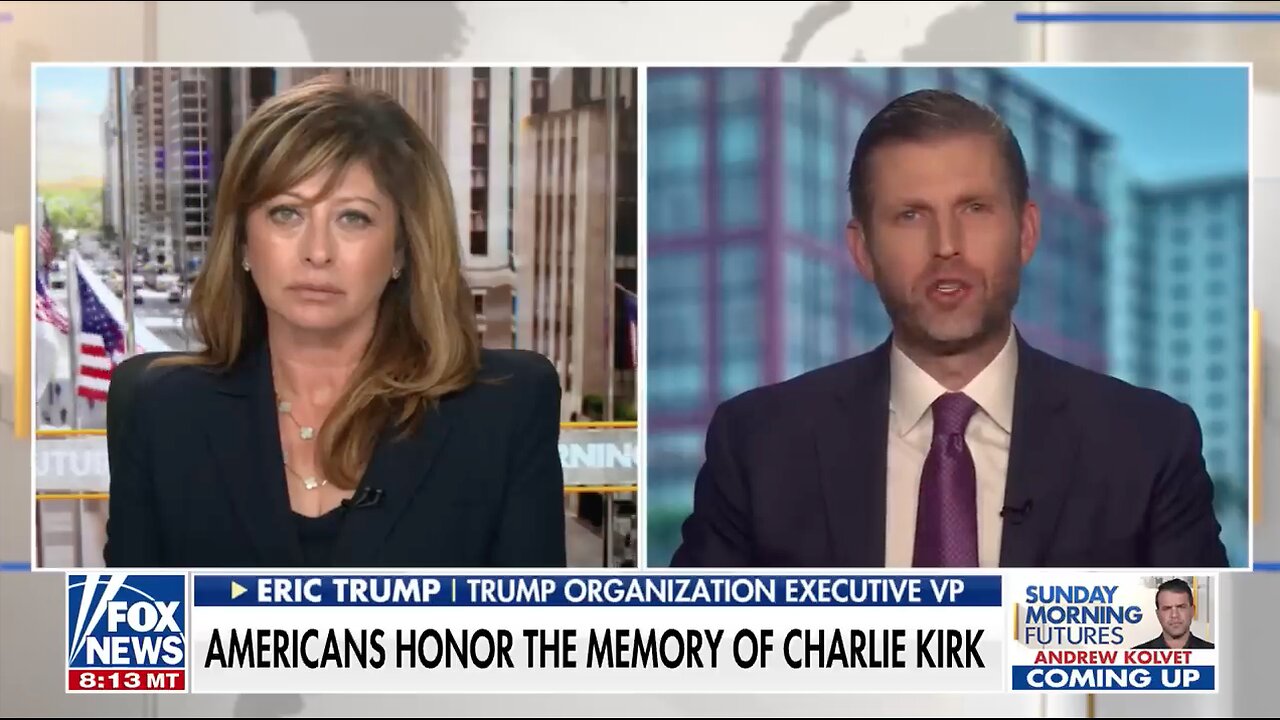 ERIC TRUMP: CHARLIE KIRK'S DEATH IS "A HIT ON OUR COUNTRY'