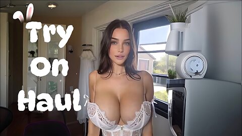 Hot Girl Try-On Haul Lingerie Transparent Micro Bikini Try On Haul See Everything