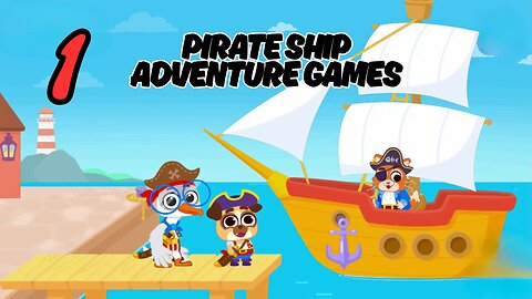 Prepare the Pirate Ship – Clean, Fix, and Sail! Kids Pirate Game Part 1