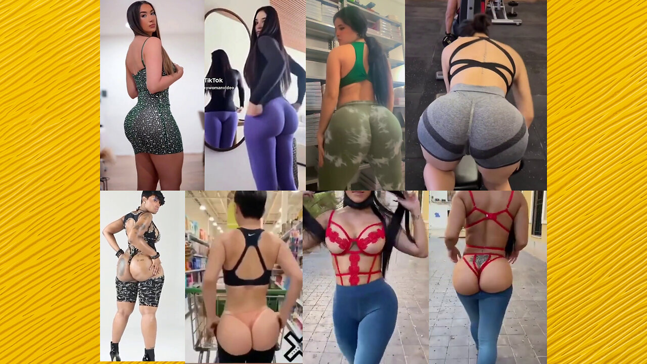 Ass compilation - Big bank tiktok challenge ❤️‍ClipchampGirls 2025