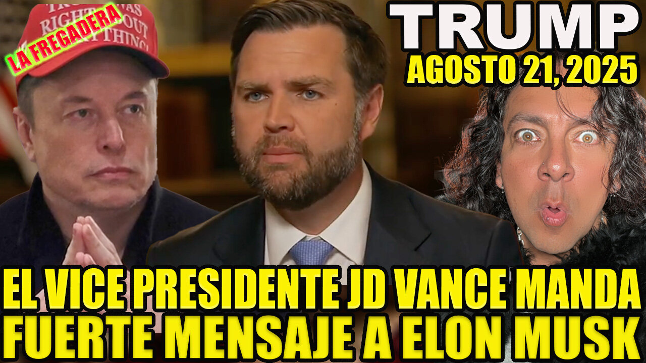 EL VICEPRESIDENTE JD VANCE MANDA FUERTE MENSAJE A ELON MUSK