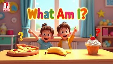 What Food Am I🍕? | Fun Guessing Game for Kids|Learn Food Names 😊
