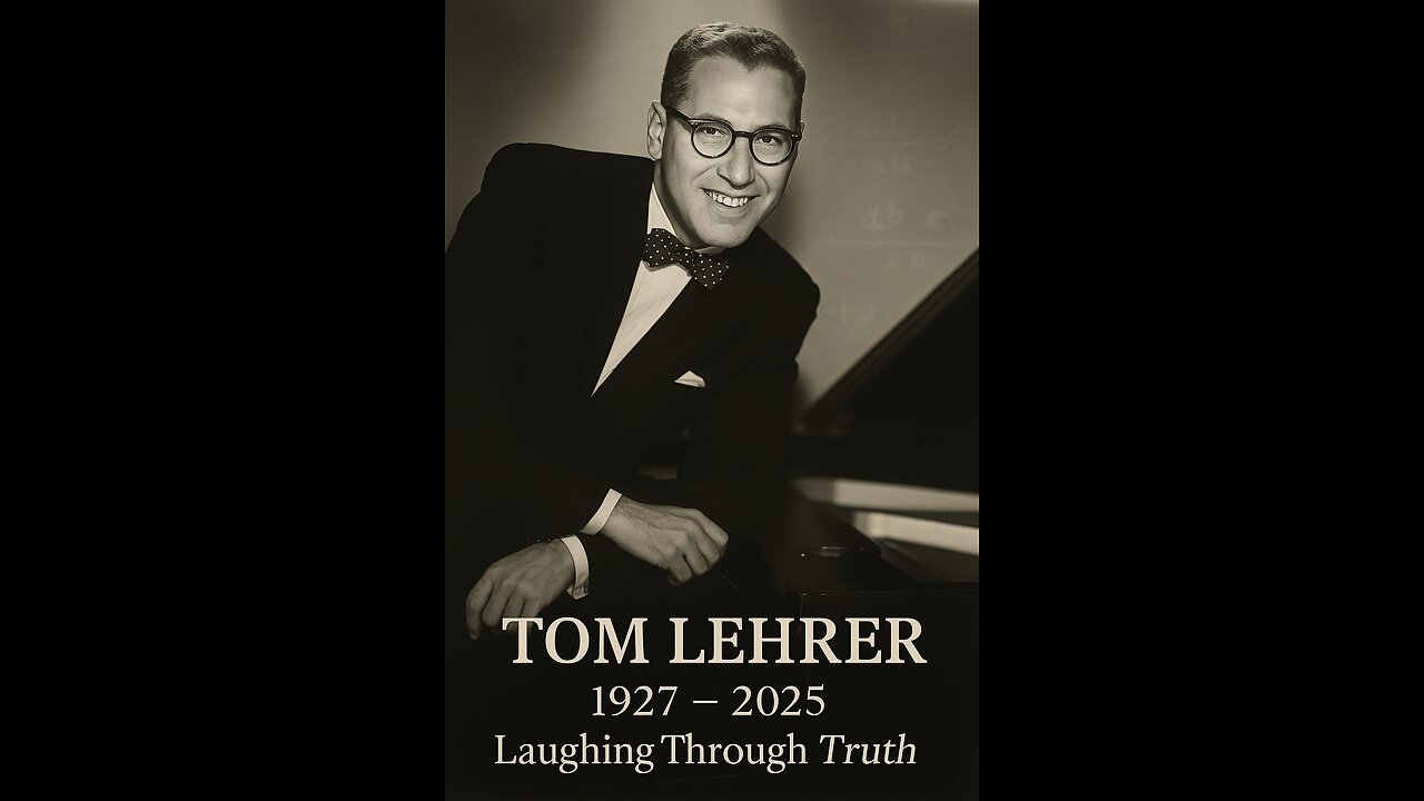He Spoke the Truth Through Comedy | Tom Lehrer 1927–2025