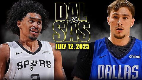 Dallas Mavericks vs San Antonio Spurs Full Game Highlights - July 12, 2025 | NBA Summer League