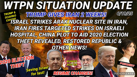 WTPN ~ Judy Byington ~ Situation Update ~ 6-19-25 ~ Trump Return ~ Restored Republic via a GCR