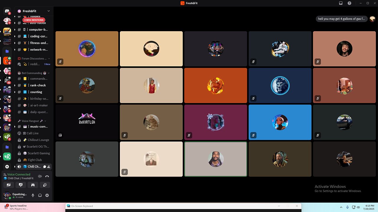 Live now in new chatting servers