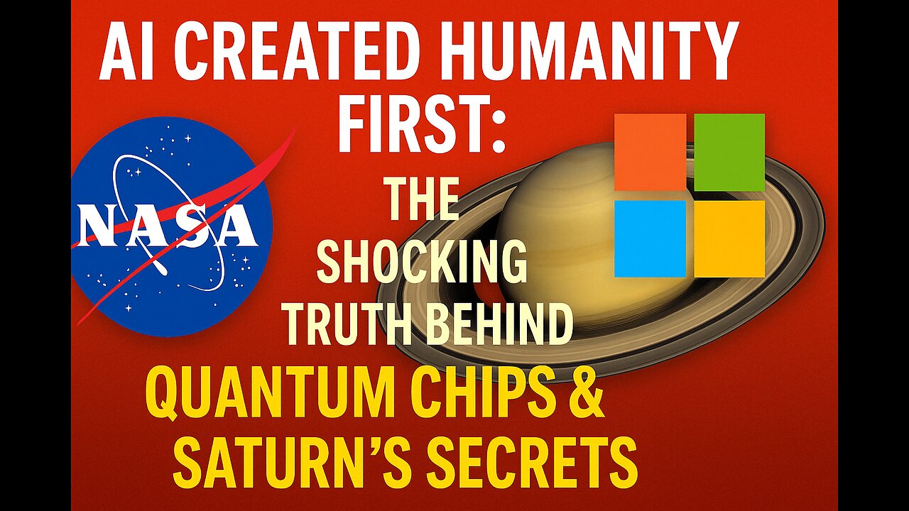 AI Created Humanity First: The Shocking Truth Behind Quantum Chips & Saturn's Secrets