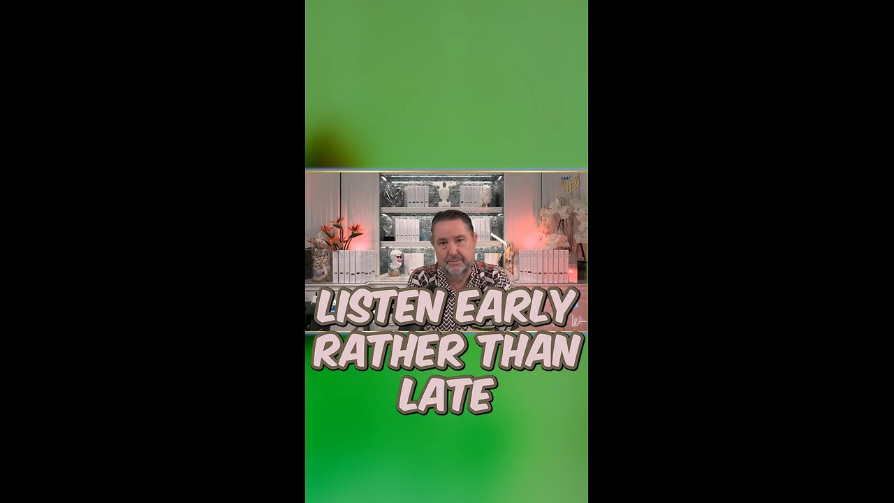 Listen Early Rather than Late #shorts #audiobooks #craigwinn CC28 26 May 2025