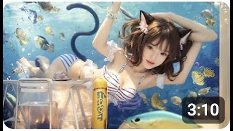 猫耳バブルの少女アニメ壁紙 [J - pop Music]
