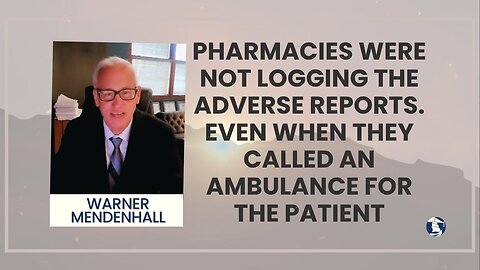 Pharmacies were not logging the adverse reports. Even when they called an ambulance for the patient