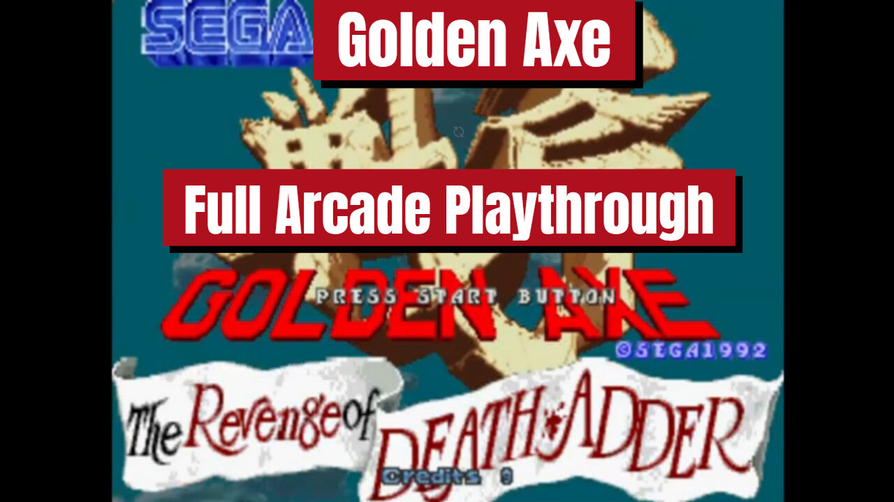 Golden Axe Arcade Full Playthrough