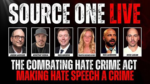 The Combating Hate Crime Act: Liberals Want to Criminalize "Hate Speech"