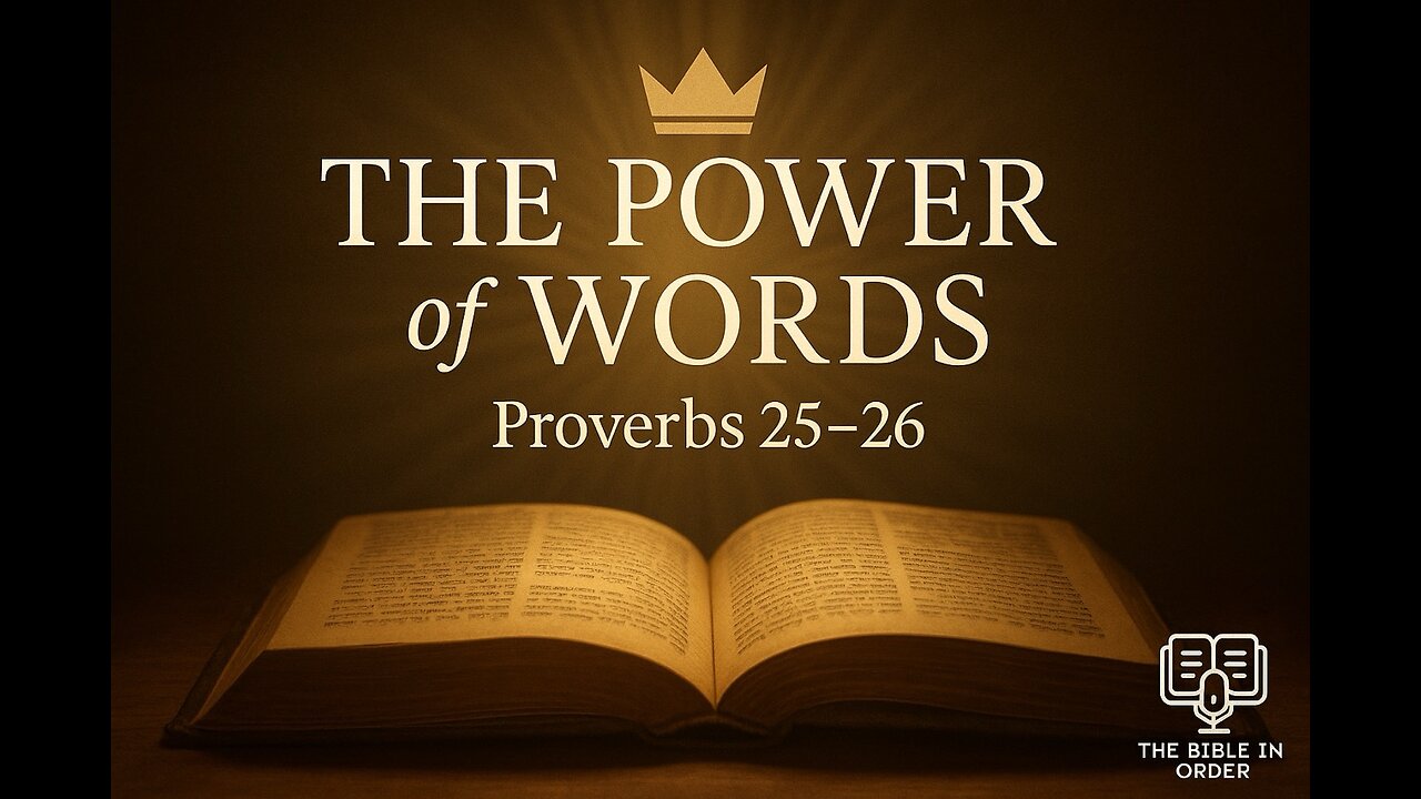 6/17/25 - Proverbs 25-26 Explained - The Power of Words