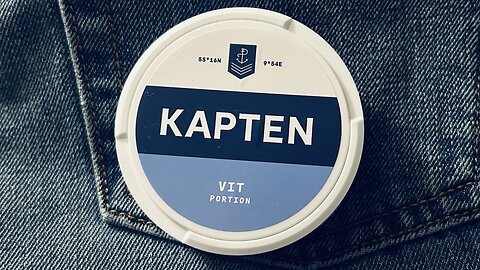 Kapten Vit Snus Review