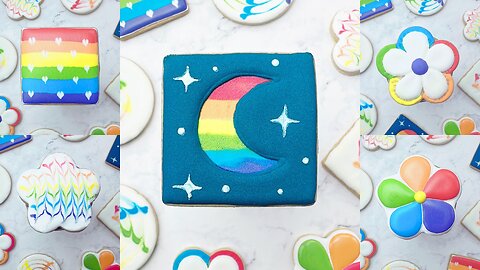 Bake the Rainbow 🌈🍪 | Colorful Cookie Decorating Ideas💖🌟