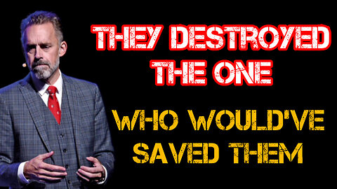 They DESTROYED the ONE who would've SAVED them