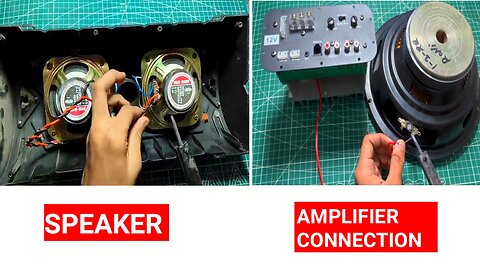 speaker and amplifier connection testing
