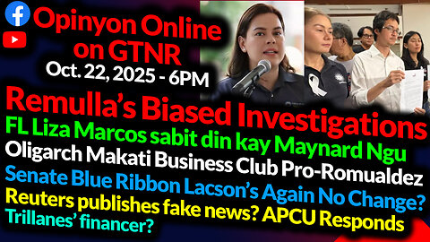 ObviousMan Remulla | Lacson's Blue Ribbon | Trillanes financer | Liza Marcos |GTNR Ka Mentong Ka Ado