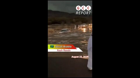 #SaudiArabia #rainfall #flood #ClimateCrisis #weather #climate #destruction #anomaly #climatechange