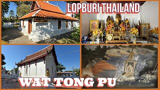 Wat Tong Pu - Restored 400 Year old Ancient Temple - Lopburi Thailand 2025