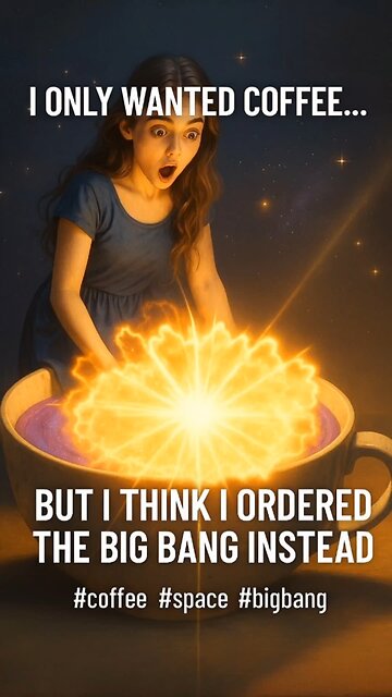 I Ordered Coffee, Got the Big Bang!